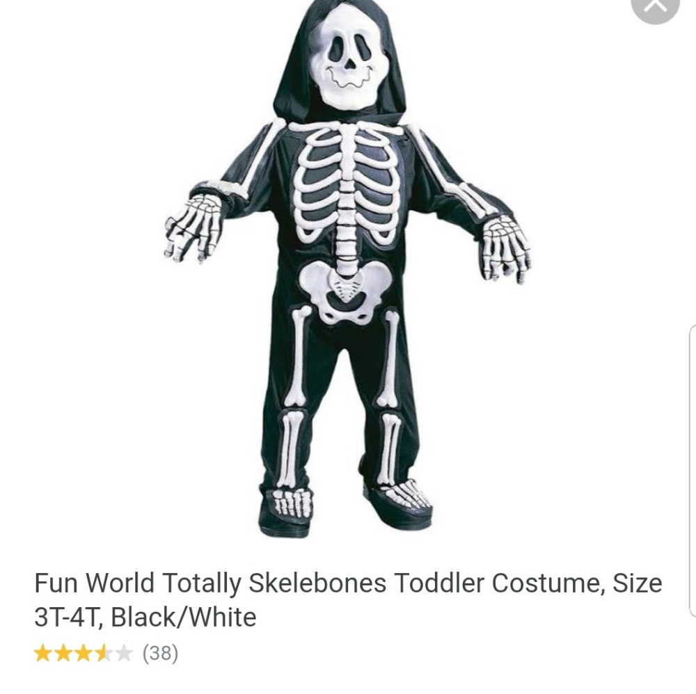 Costume skeleton